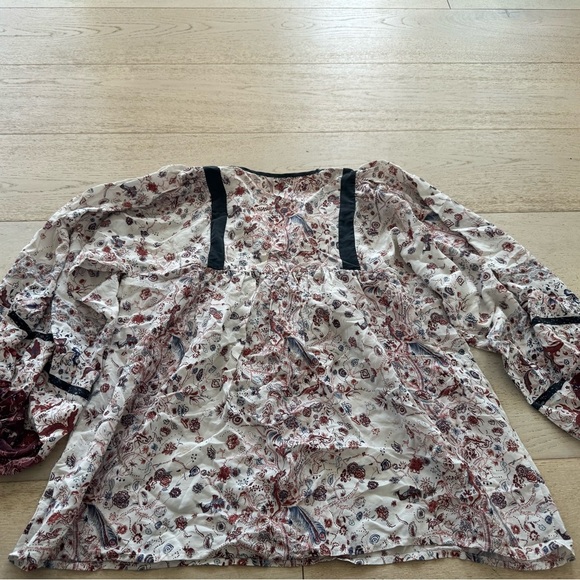 Ulla Johnson Wim Blouse in Dove 100% Silk size 2 - Picture 10 of 10